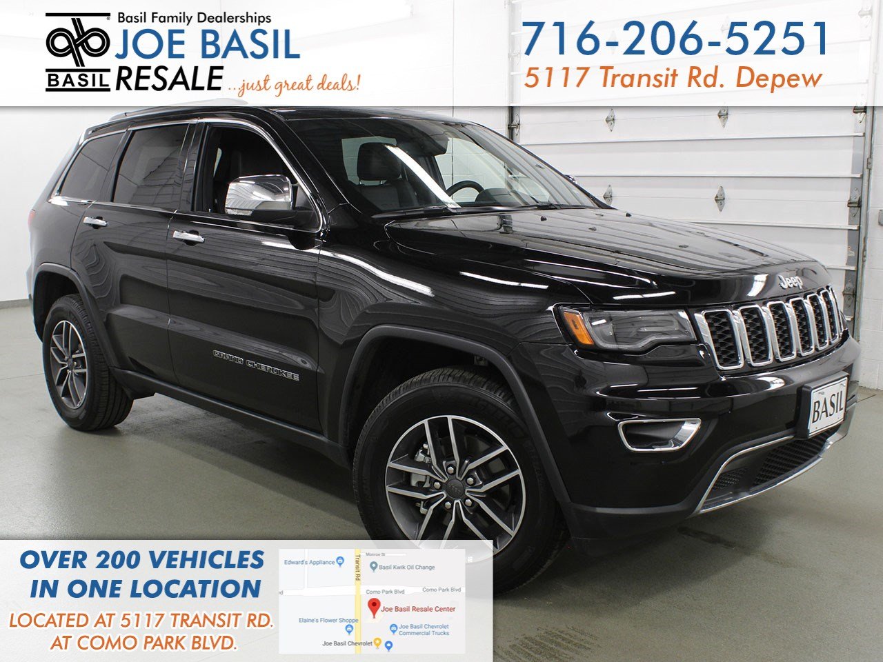 Used 2019 Jeep Grand Cherokee Limited With Navigation 4wd H3064 In Depew Ny Basil Family Dealerships